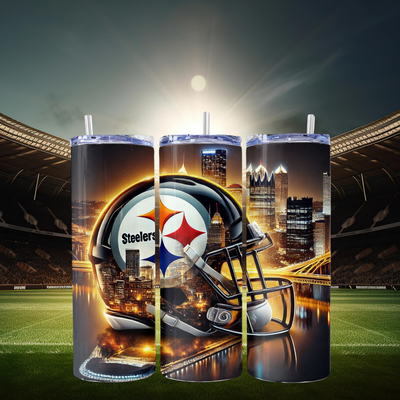 Pittsburgh Steelers Stainless Steel 20 oz. Skinny Tumbler