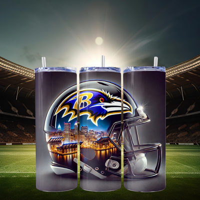 Baltimore Ravens Stainless Steel 20 oz. Skinny Tumbler