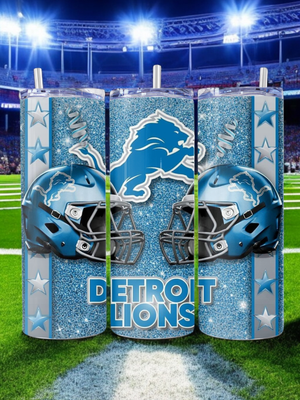 Detroit Lions Duo Stainless Steel 20 oz. Skinny Tumbler