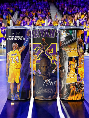 Kobe Bryant Lakers Stainless Steel 20 oz. Skinny Tumbler