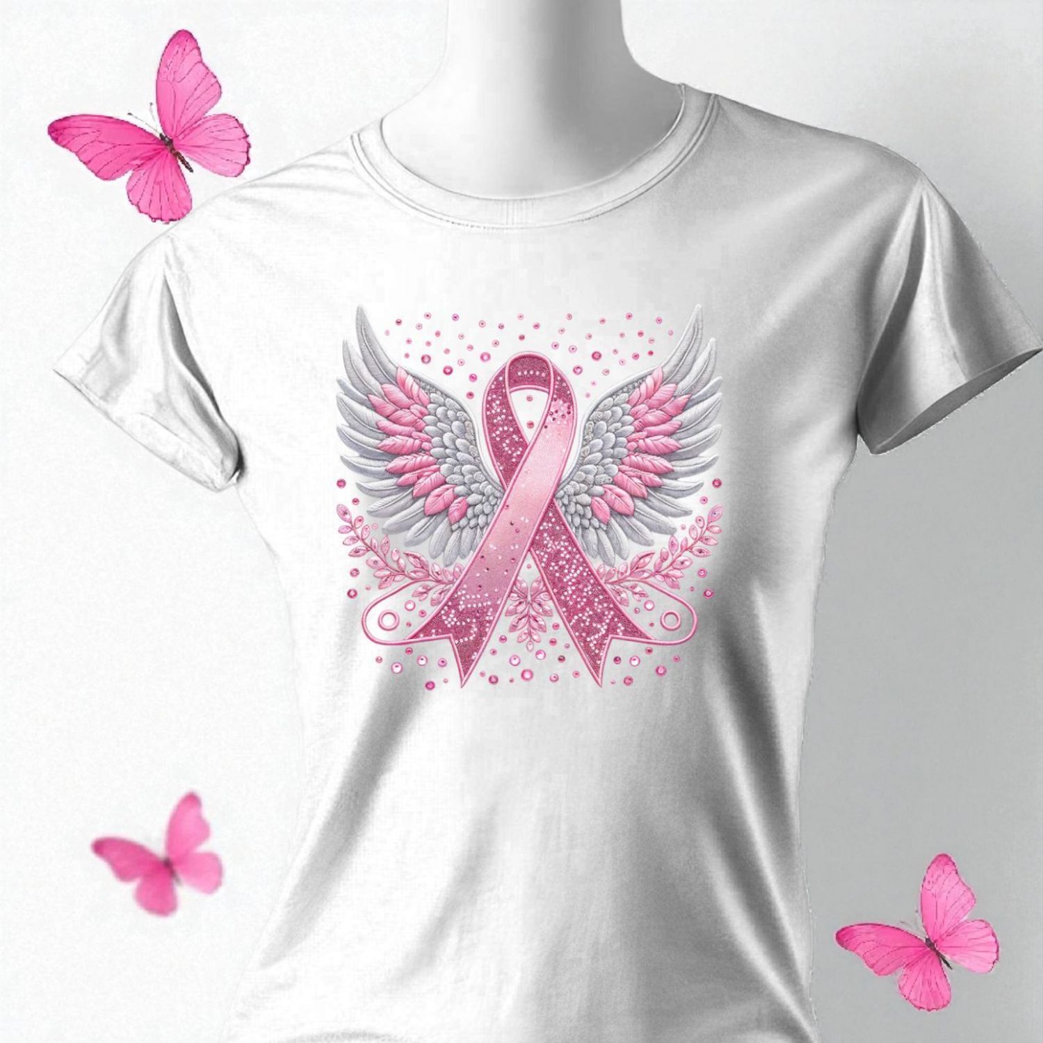 Breast Cancer &quot;Wings In Heaven&quot;