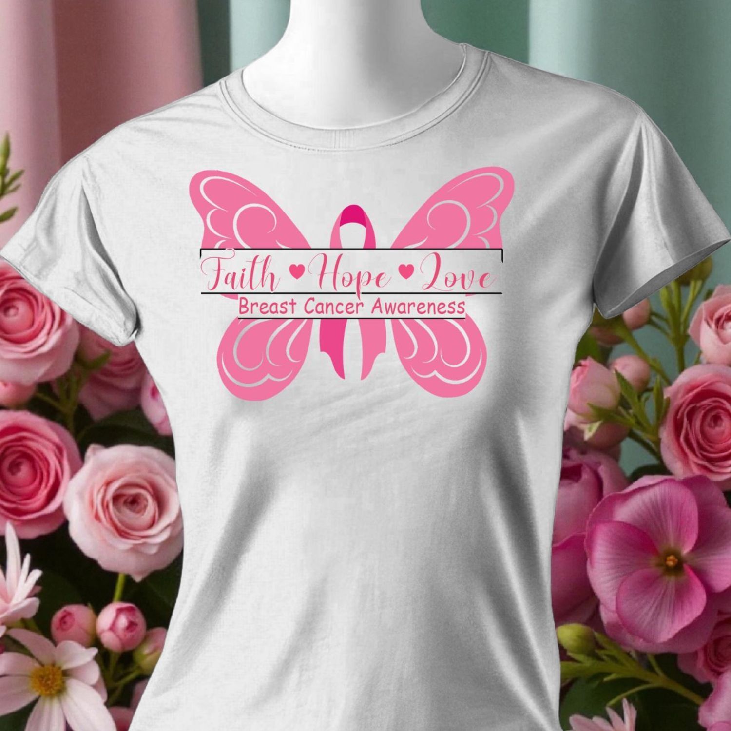 Breast Cancer &quot;Faith Hope Love&quot;