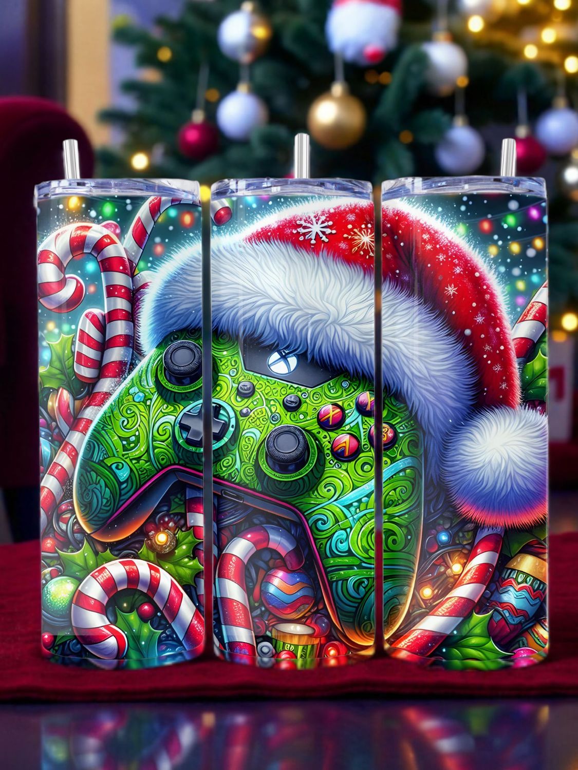 Xbox Controller Stainless Steel 20 oz. Skinny Tumbler