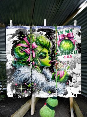 Grinch Stainless Steel 20 oz. Skinny Tumbler