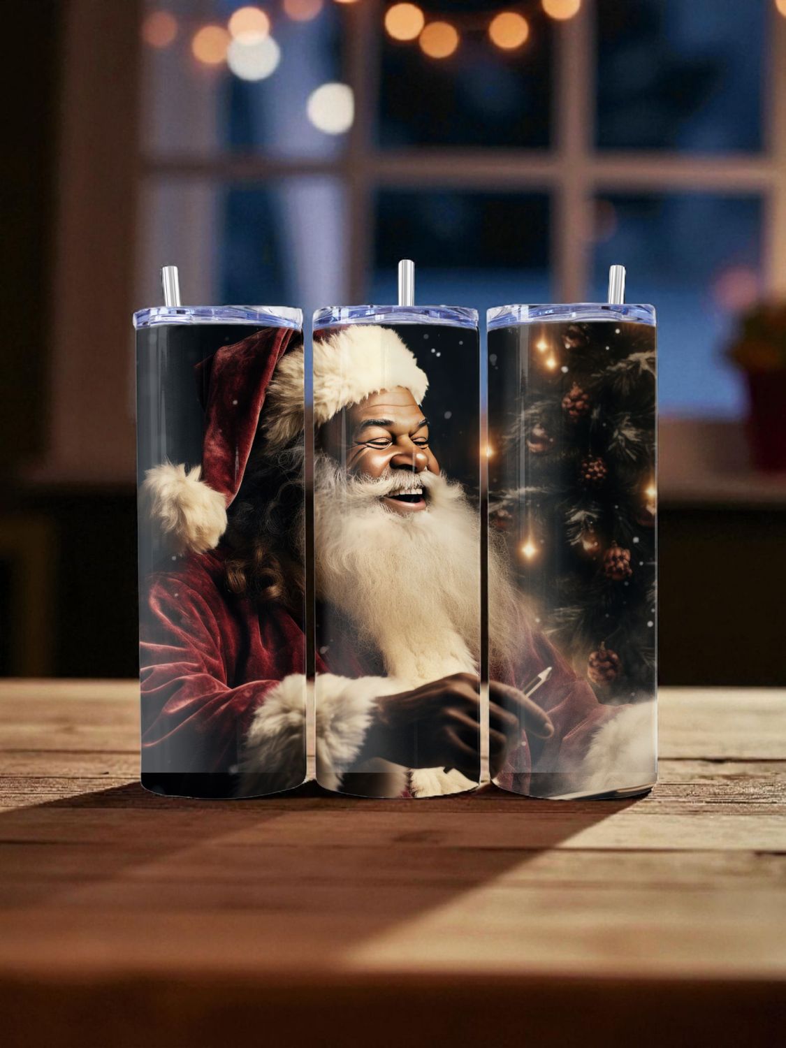 Santa Stainless Steel 20 oz. Skinny Tumbler