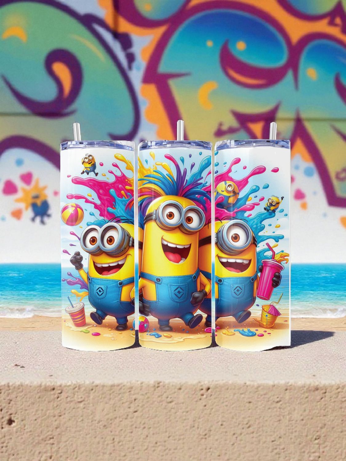 Minions Stainless Steel 20 oz. Skinny Tumbler