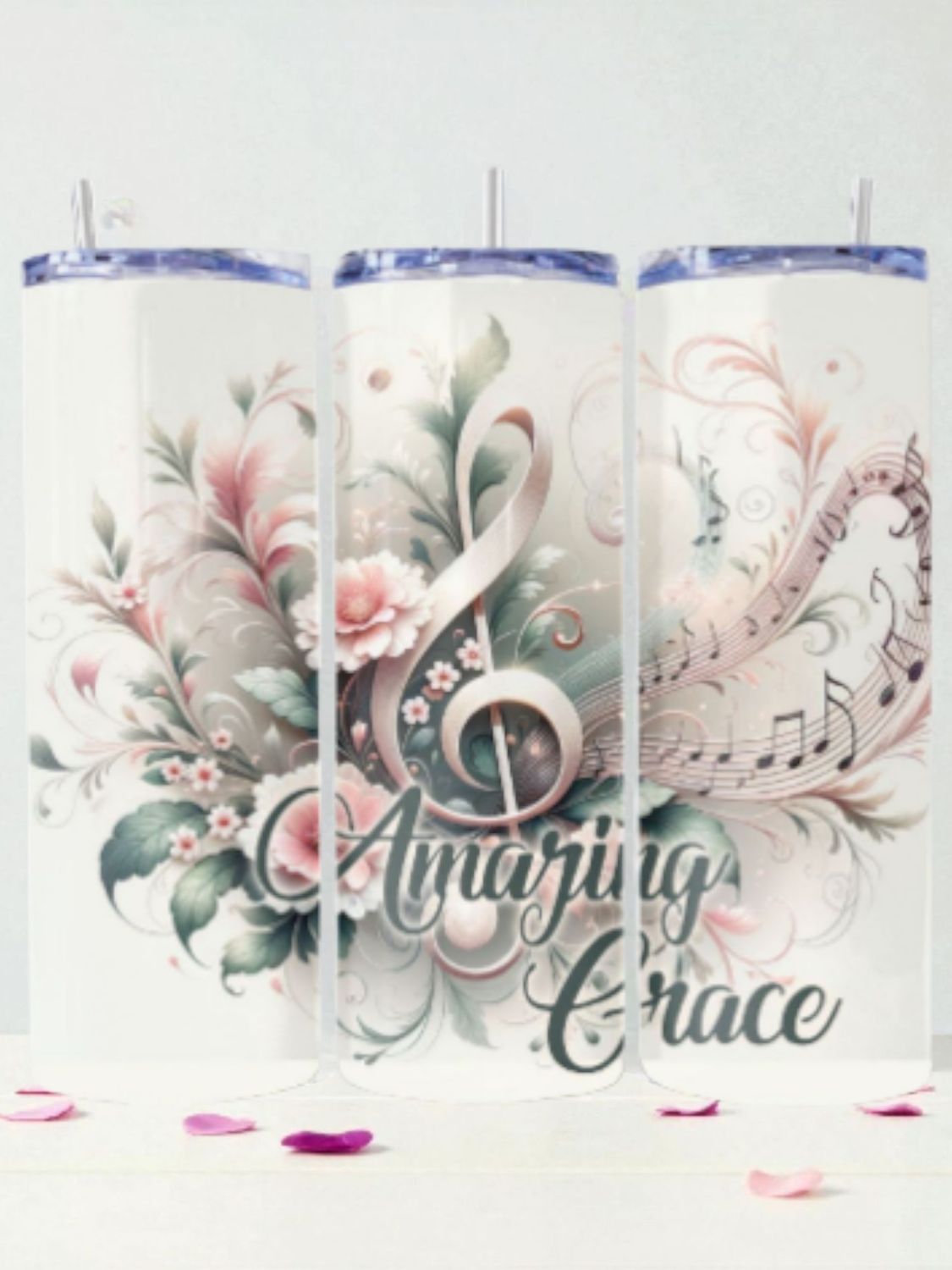 Amazing Grace Stainless Steel 20 oz. Skinny Tumbler