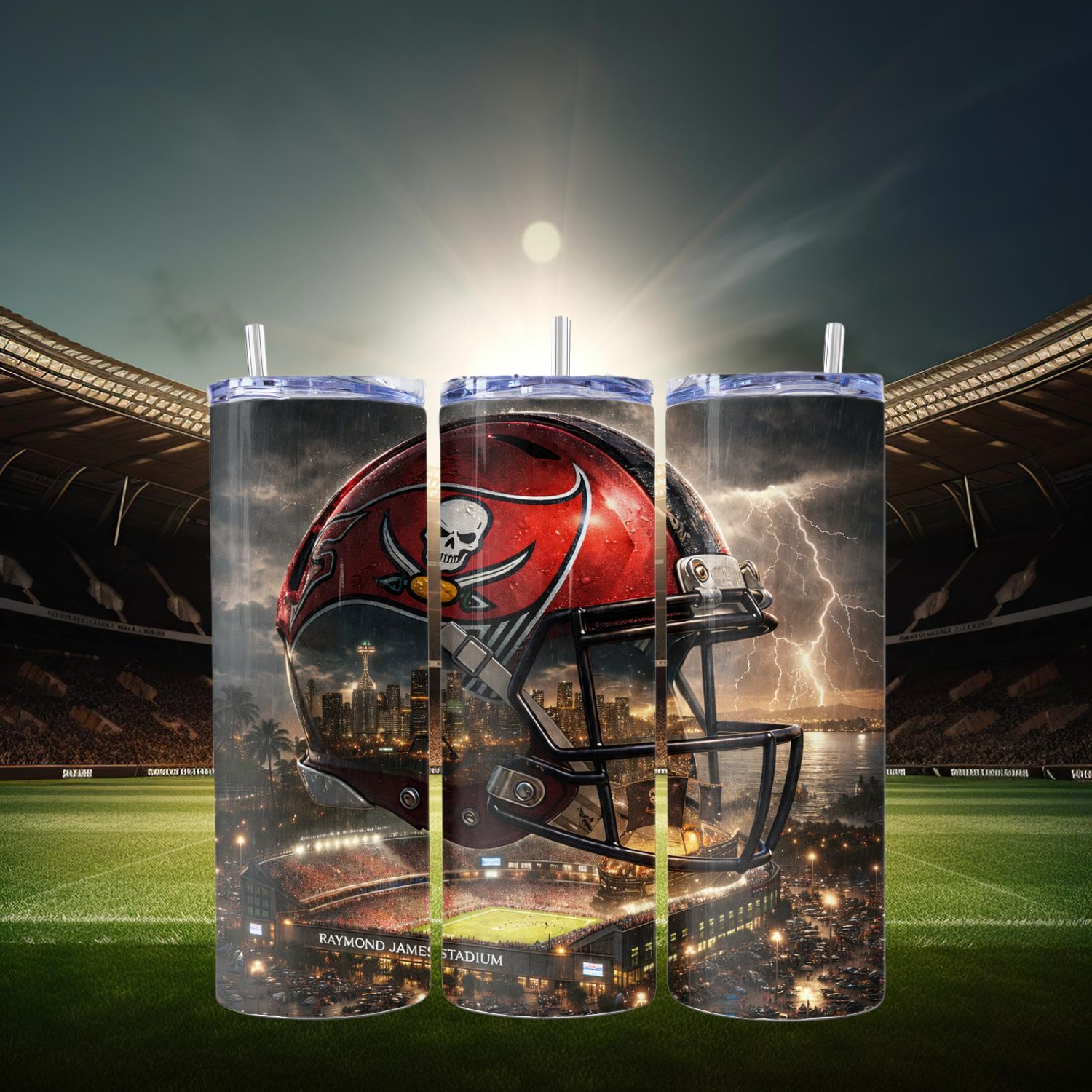 Tampa Bay Buccaneers Stainless Steel 20 oz. Skinny Tumbler