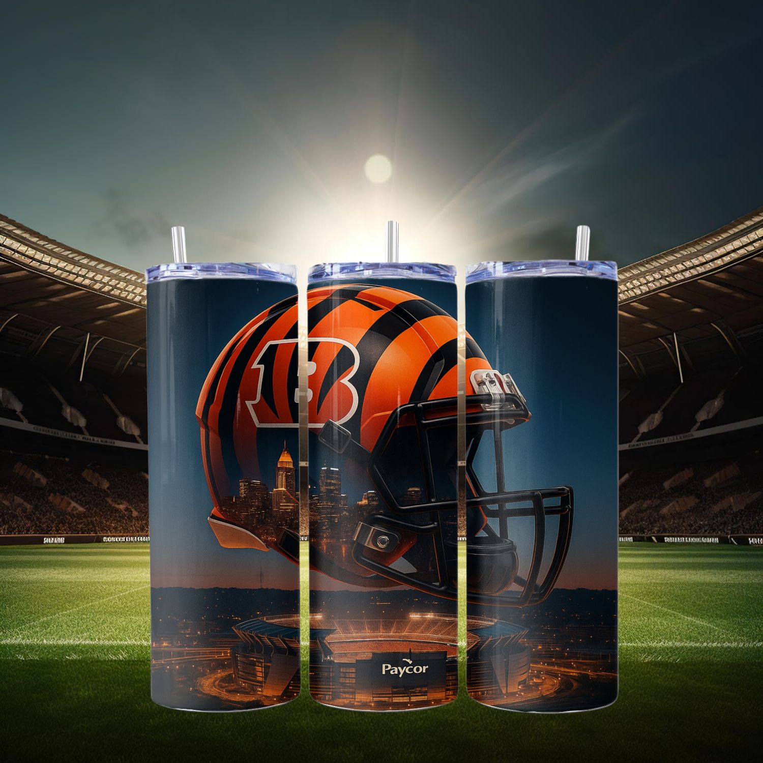 Cincinnati Bengals Stainless Steel 20 oz. Skinny Tumbler