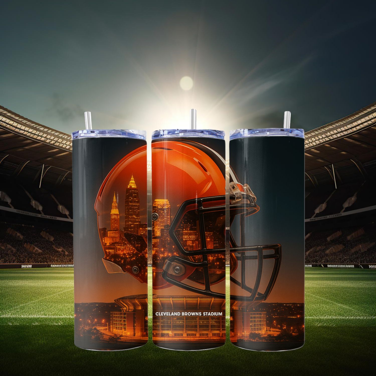 Cleveland Browns Stainless Steel 20 oz. Skinny Tumbler