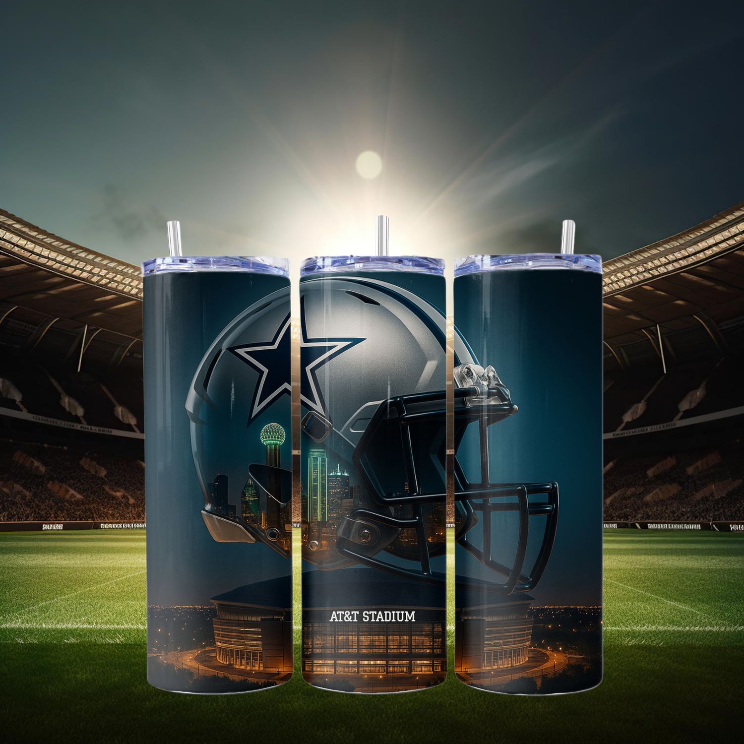 Dallas Cowboys Stainless Steel 20 oz. Skinny Tumbler