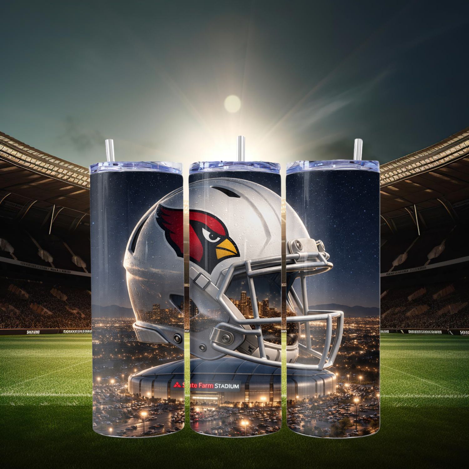 Arizona Cardinals Stainless Steel 20 oz. Skinny Tumbler