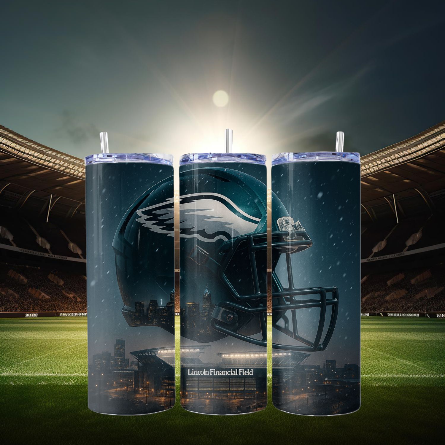 Philadelphia Eagles Stainless Steel 20 oz. Skinny Tumbler