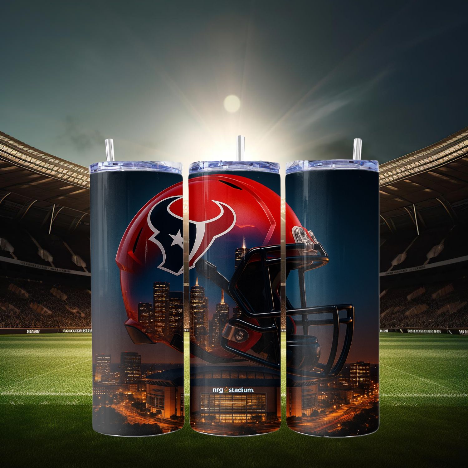 Houston Texans Stainless Steel 20 oz. Skinny Tumbler