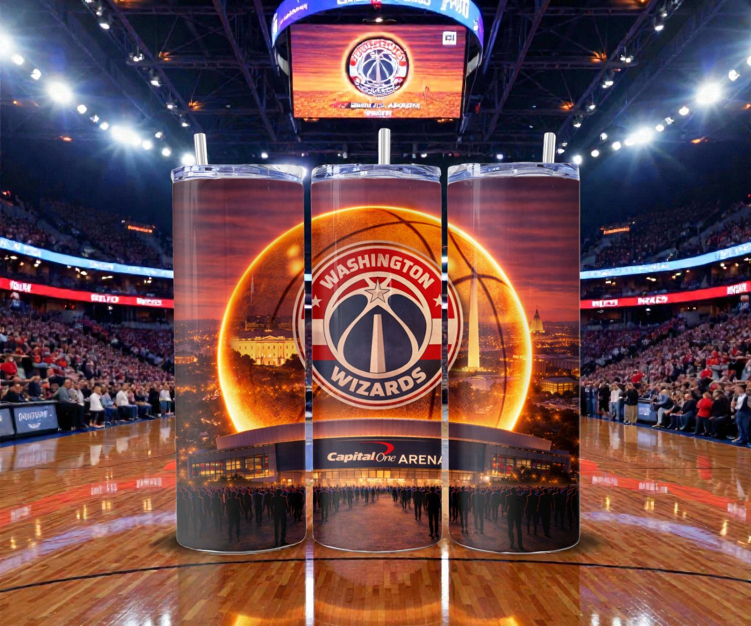 Washington Wizards Stainless Steel 20 oz. Skinny Tumbler