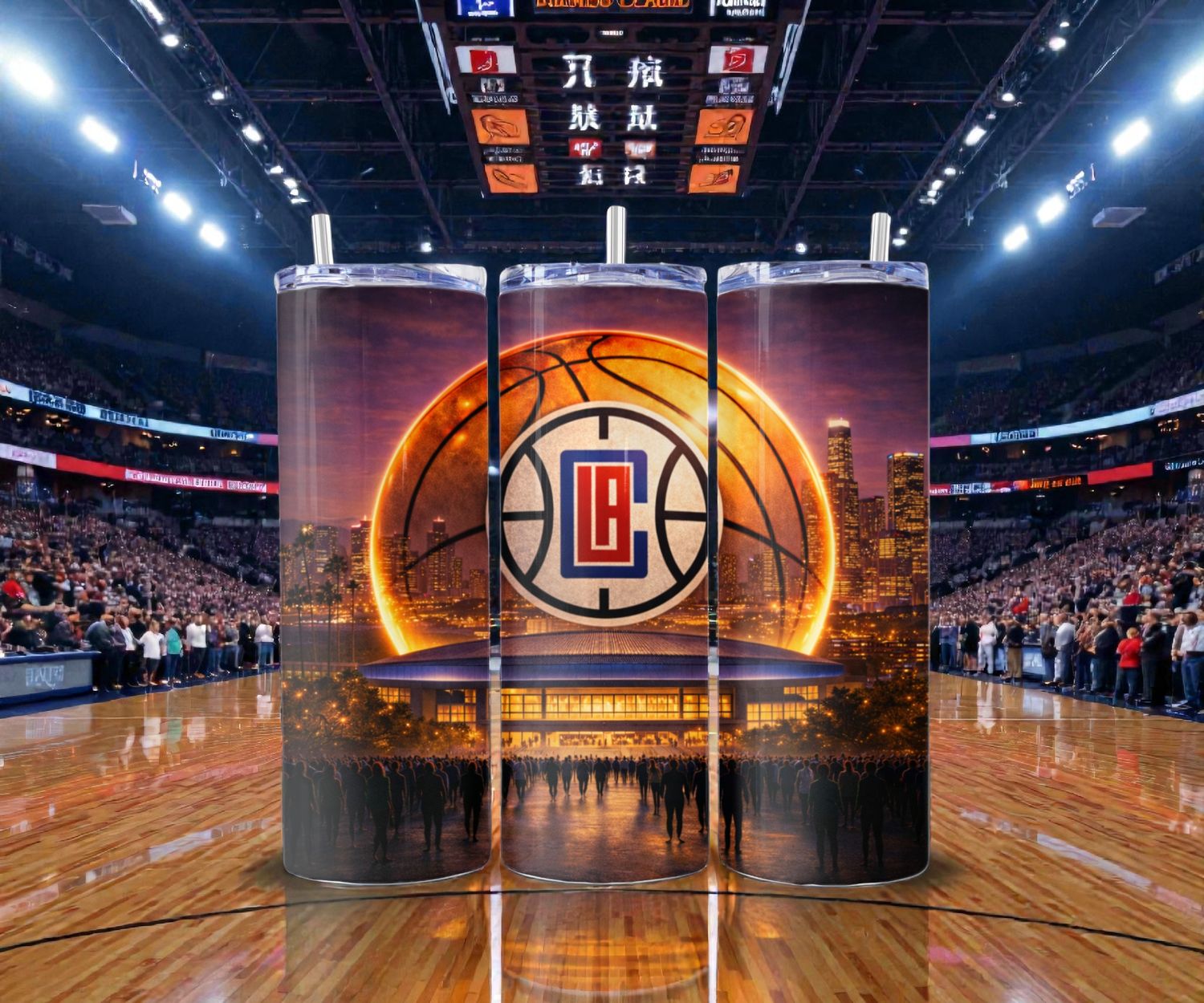 Los Angeles Clippers Stainless Steel 20 oz. Skinny Tumbler