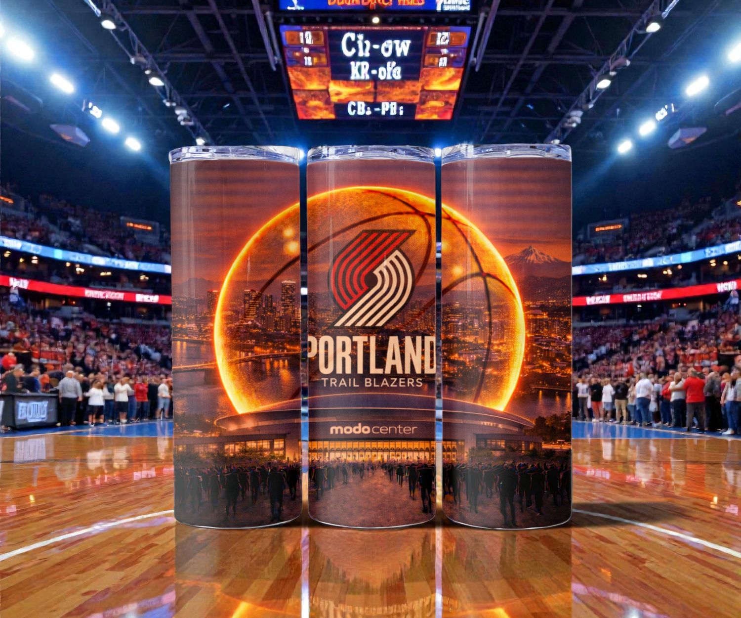 Portland Trailblazers Stainless Steel 20 oz. Skinny Tumbler