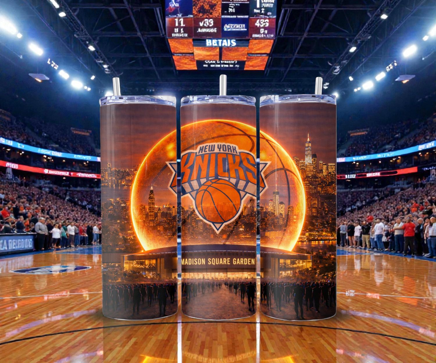 New York Knicks Stainless Steel 20 oz. Skinny Tumbler