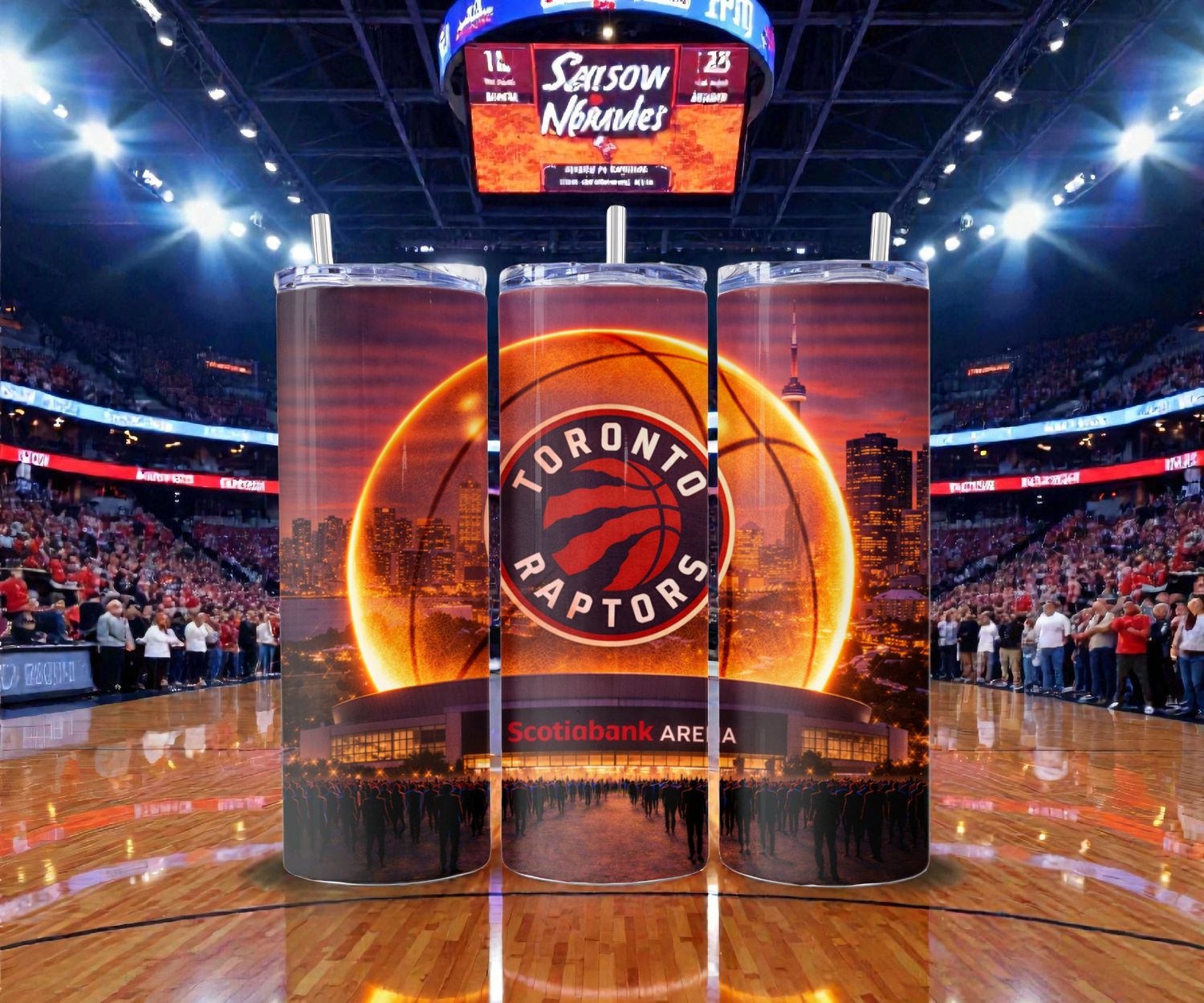 Toronto Raptors Stainless Steel 20 oz. Skinny Tumbler