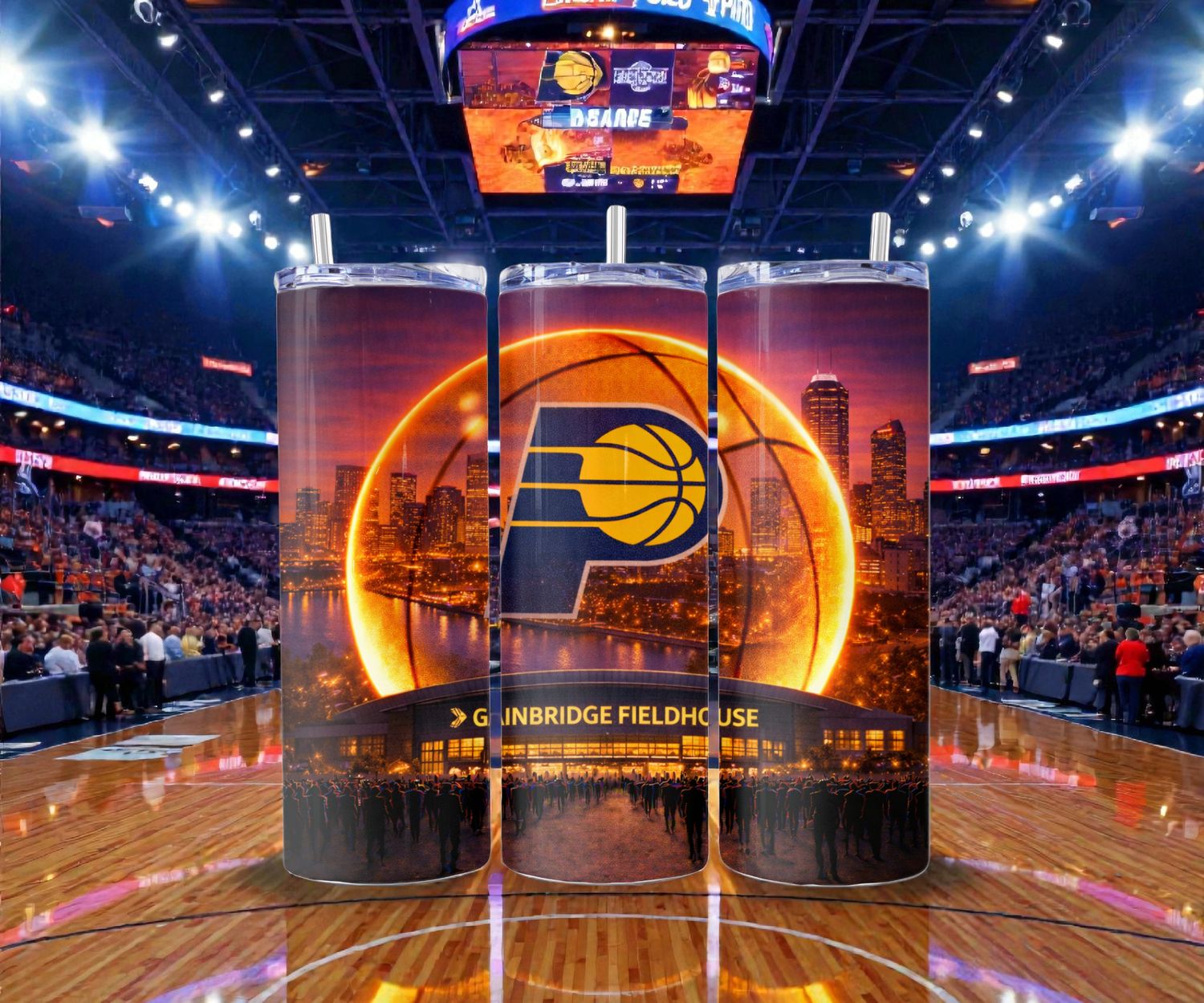 Indiana Pacers Stainless Steel 20 oz. Skinny Tumbler