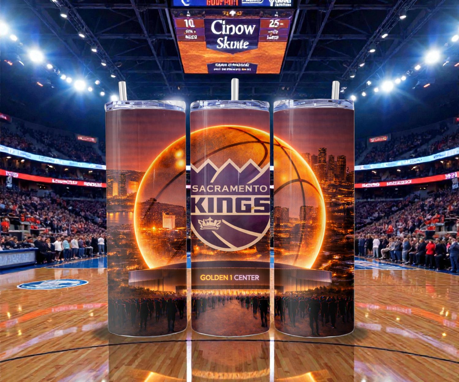 Sacramento Kings Stainless Steel 20 oz. Skinny Tumbler