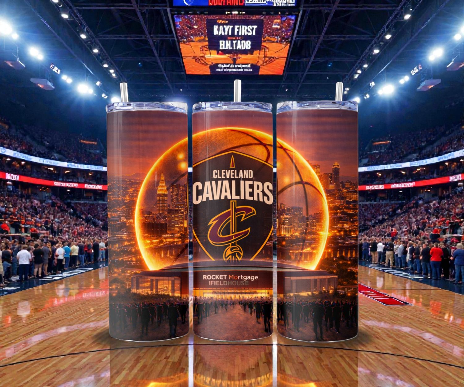 Cleveland Cavaliers Stainless Steel 20 oz. Skinny Tumbler