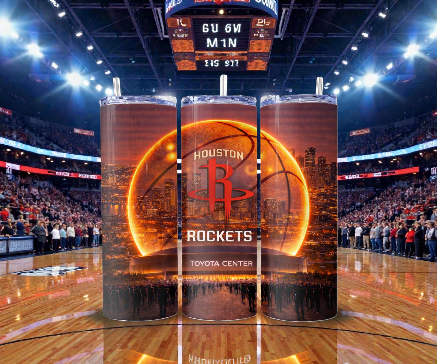 Houston Rockets Stainless Steel 20 oz. Skinny Tumbler