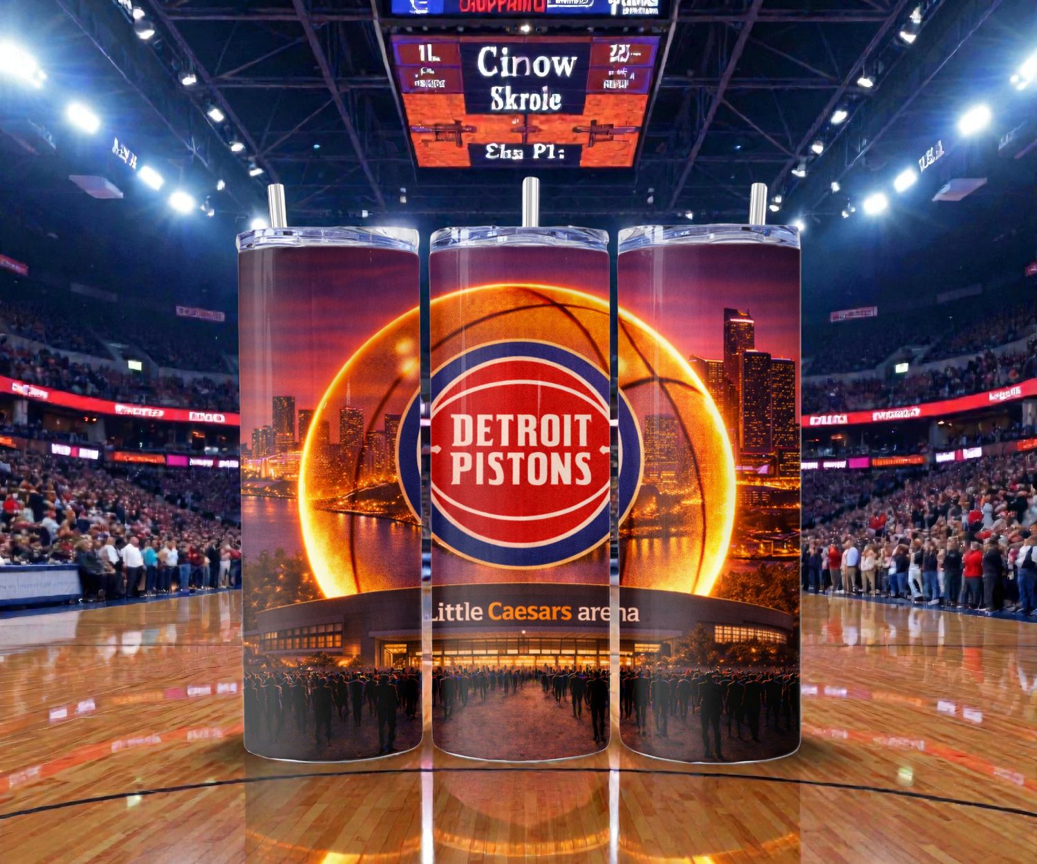 Detroit Pistons Stainless Steel 20 oz. Skinny Tumbler