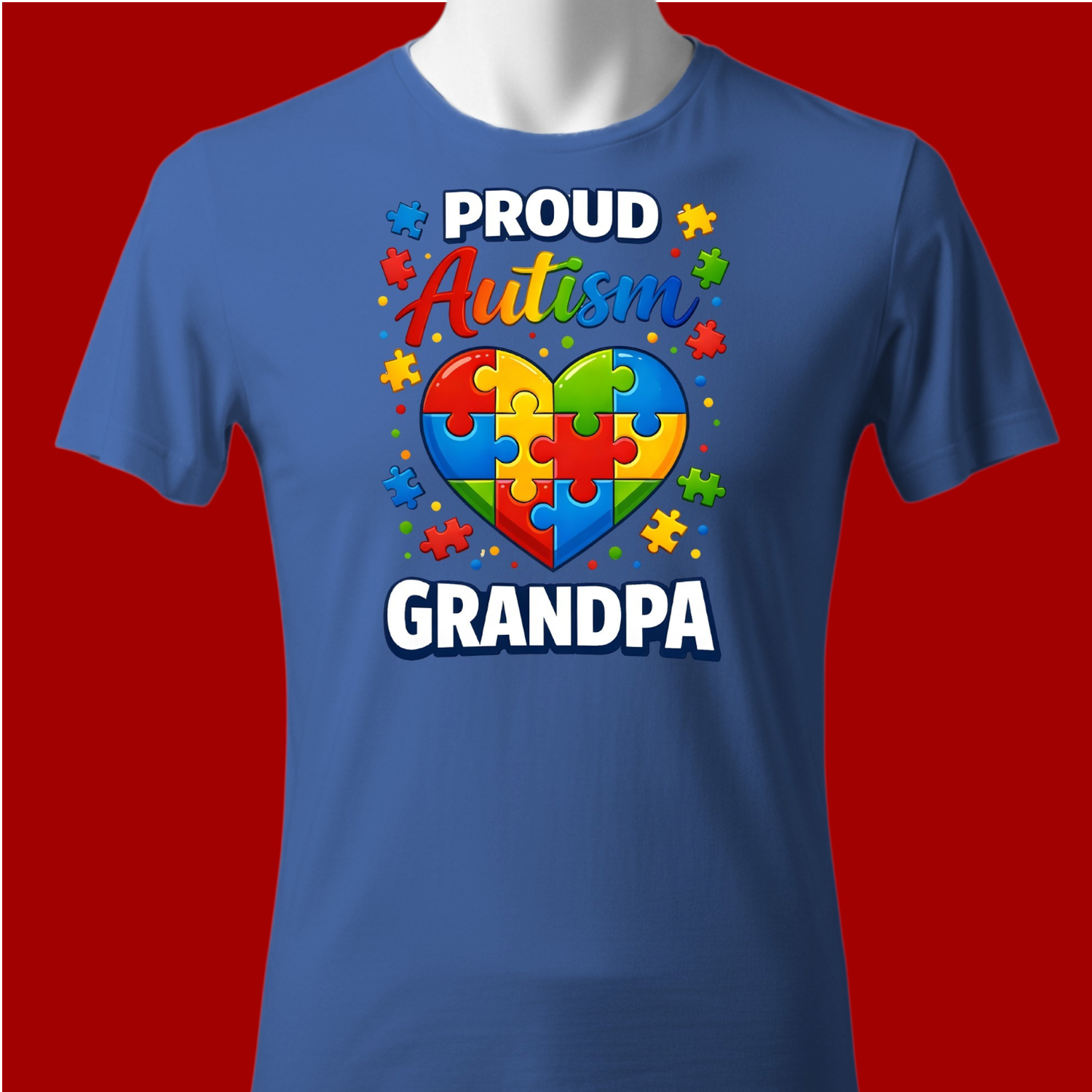 Autism - Proud Autism Grandpa