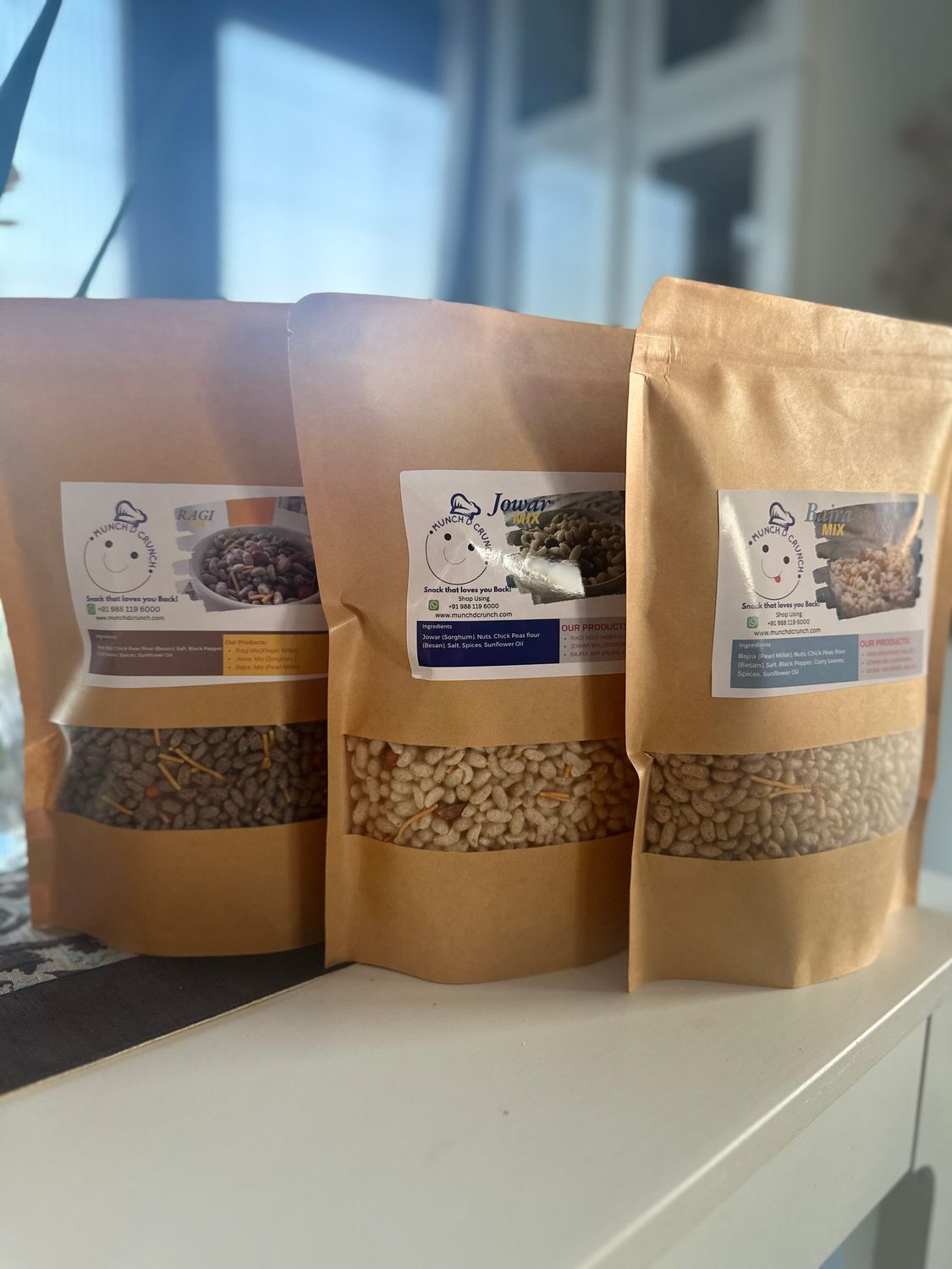 Three pack Mix - Jowar,  Ragi, Bajara 540g