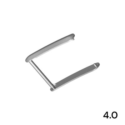 ادابتر 4.0 معدن شكل U سلفر