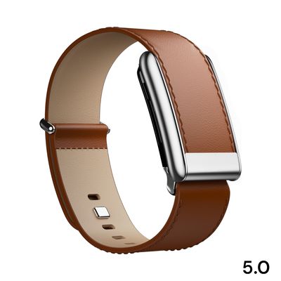 باند جلد إيطالي بني مع تيتانيوم 5.0