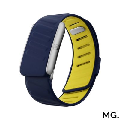 باند سيليكون كحلي مع اصفر ام جي