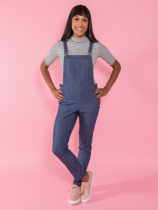 Mila -  Dungarees Pattern by Tilly and the Buttons
