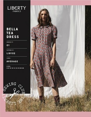 LIBERTY - Bella Tea Dress - Dress Pattern - Size 14 to Size 22 LAST ONE