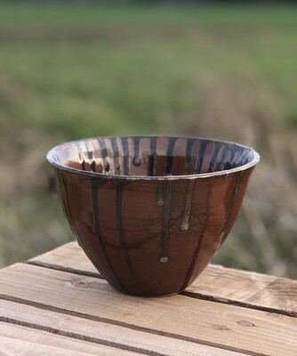 Hand Thrown Rustic Stoneware Bowl - Medium - By Lot's Pots