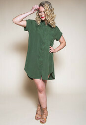 Kalle Shirtdress &amp; Dress - Pattern by Closet Core - Sizes 0 to 20 (USA)/ 2  to 22 (UK)