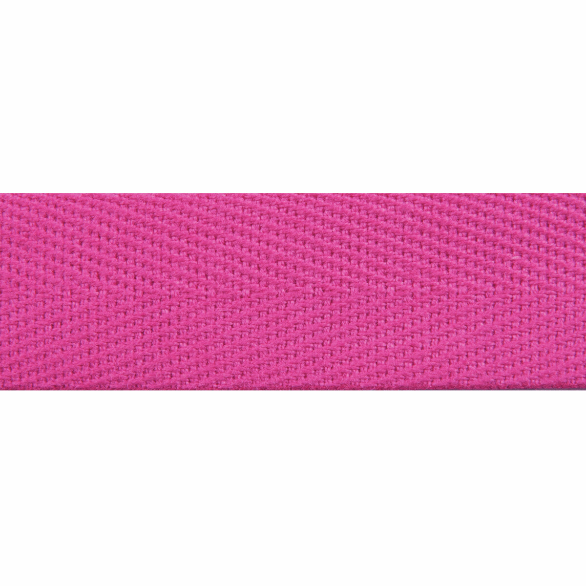 Herringbone Tape - Bright Pink - 20 mm Wide - By Metre