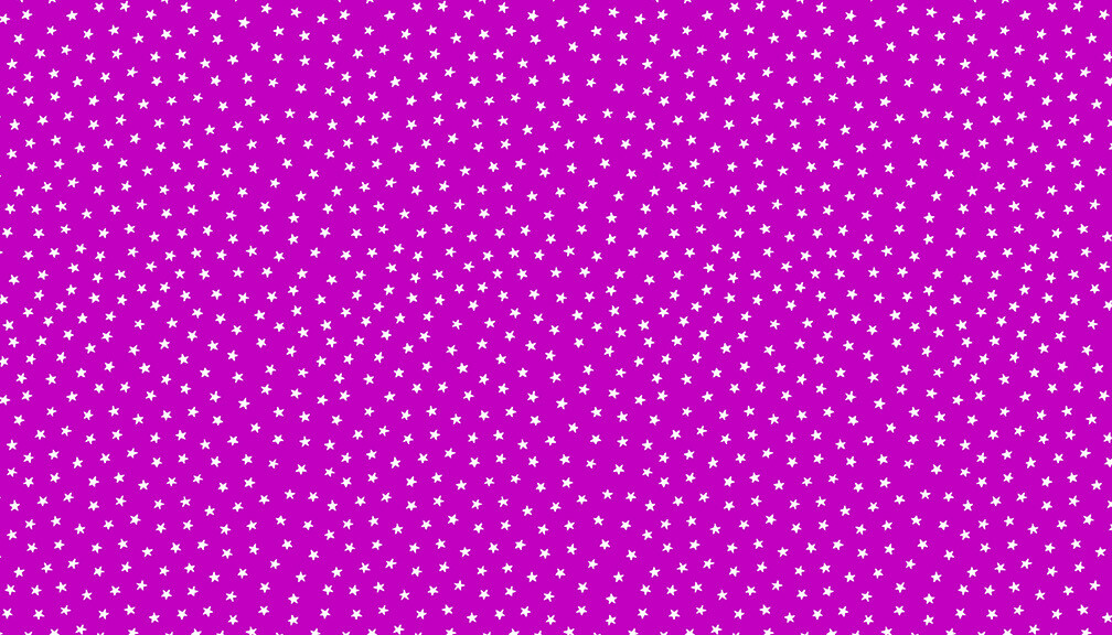 Stars Electric Purple - Cotton - From Fat Quarter
