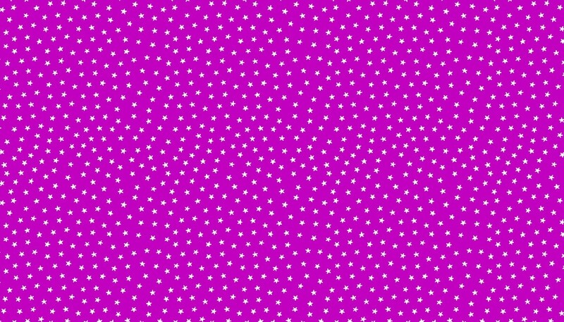 Stars Electric Purple - Cotton - By Metre
