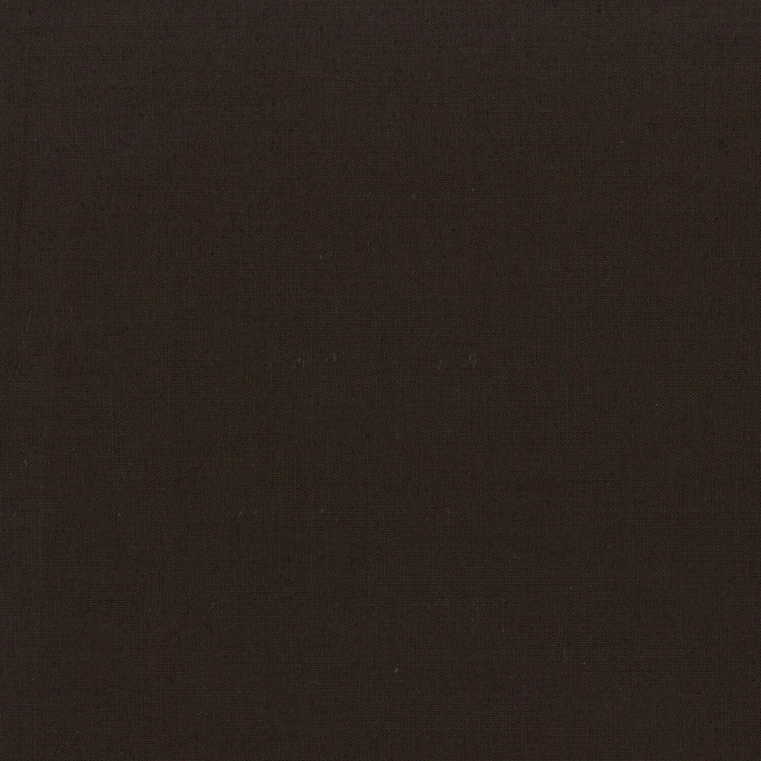 Dark Brown Solid - Cotton - By Metre