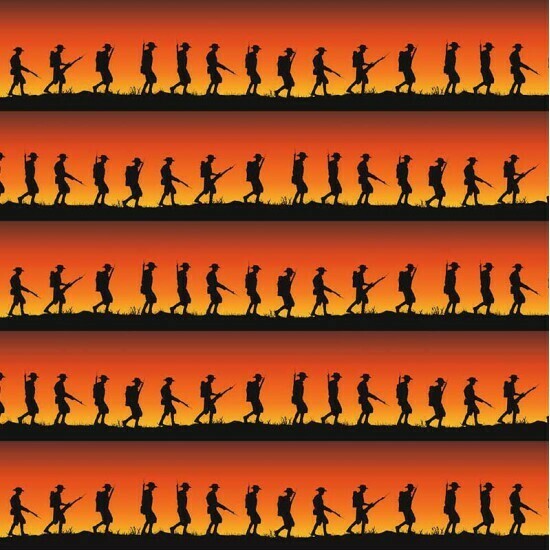 Soldiers Remembrance - Cotton - 0.5 Metre