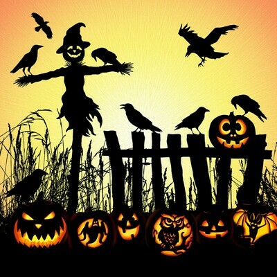 Halloween Scarecrow - Cotton - Panel - LAST ONE