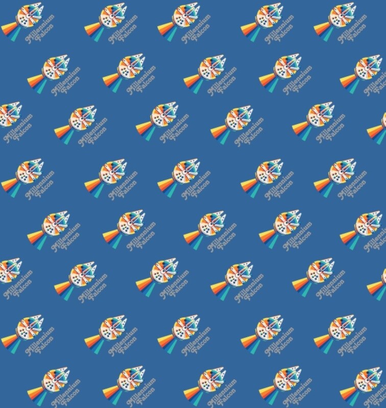 STAR WARS - Millenium Falcon  - Cotton -  By Metre