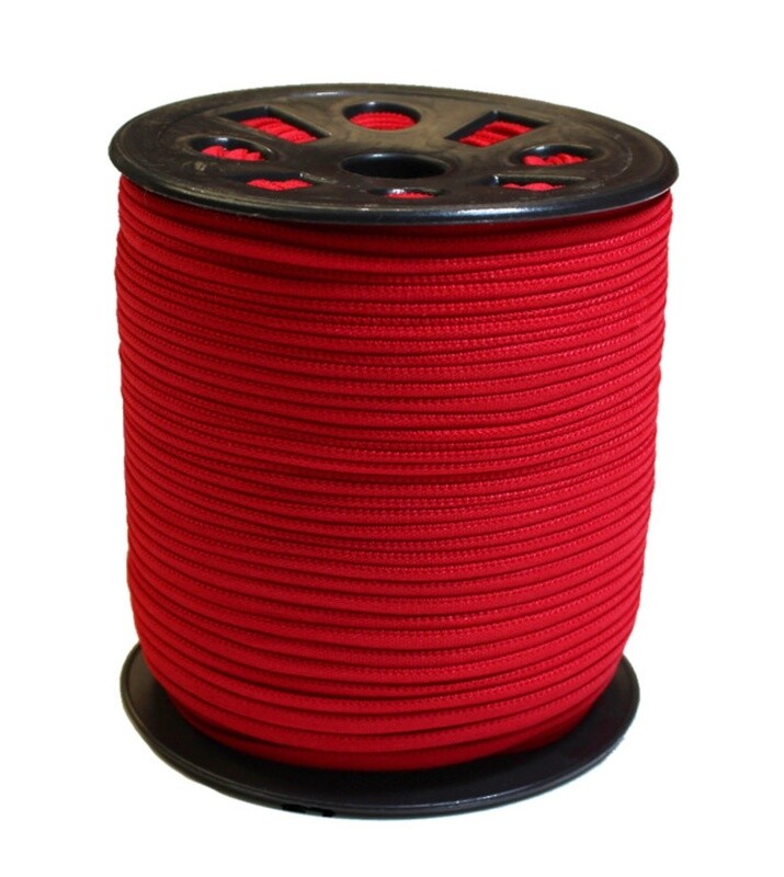 Red Elastic - 4 mm Wide - By Metre