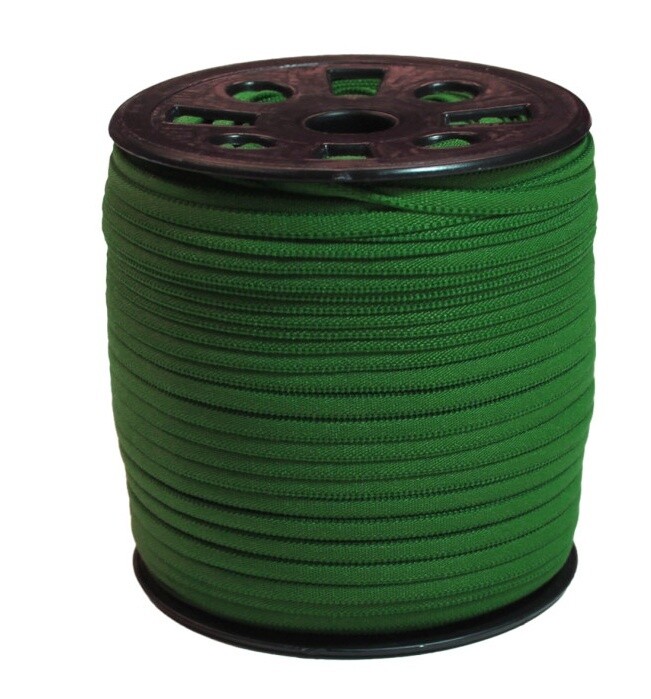 Green Elastic - 4 mm Wide - By Metre