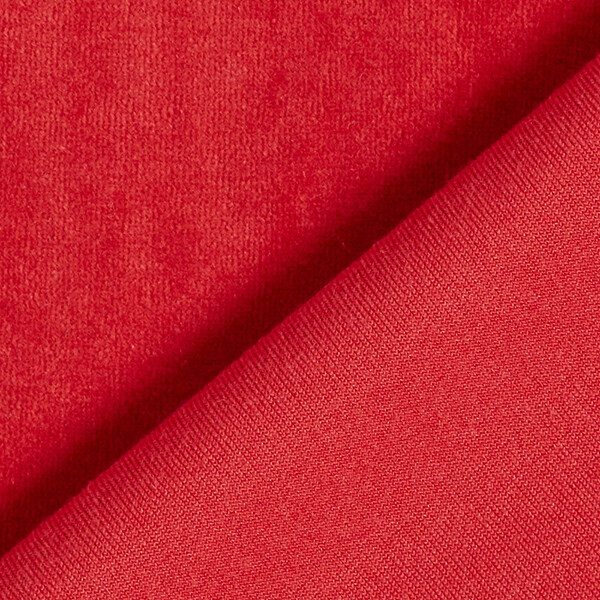 Red - Velour - REMNANT 160 CM X 150 CM