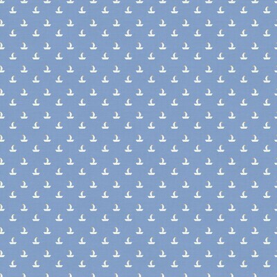 Sailing Boats Blue - Cotton - From 0.5 Metre