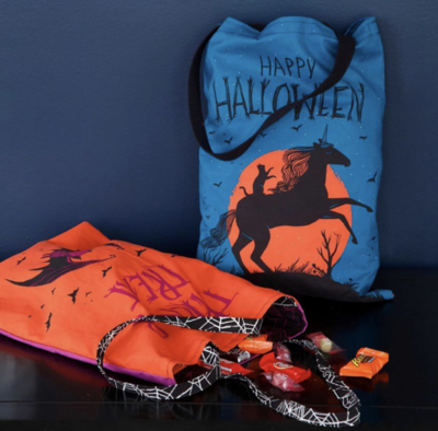 Halloween Trick or Treat Bags - Ruby Star Society - Cotton - Cut out & Sew - Panel