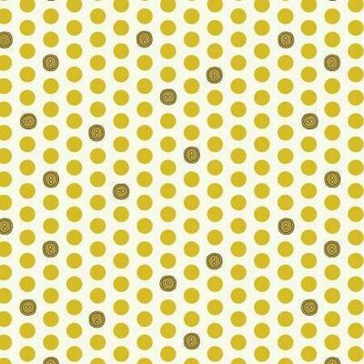 Buttons Gold - Cotton -  REMNANT 160 CM X 110 CM